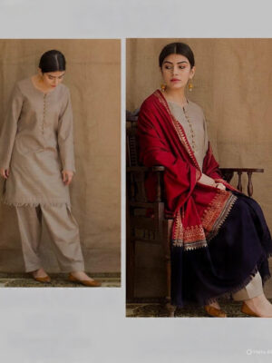 DYOT BRAND DHANAK 3PC - UNSTICHED