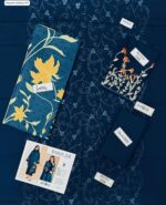 Winter Grace – Dhanak 3PC With Embroidered Sleeves & Neck Patch