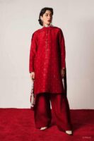 Winter Luxe Embroided – Dhanak 3PC With Pashmina Dupatta