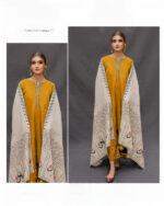 Regal Winter Elegance – Dhanak 3PC With Full Embroidery