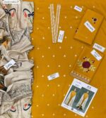 Regal Winter Elegance – Dhanak 3PC With Full Embroidery