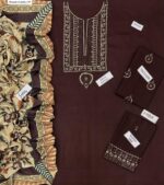 Regal Winter Embroidered – Dhanak 3PC With Neck & Trouser Embroidery