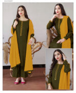 Winter Prestige – Dhanak 3PC With Neck Patch & Embroidered Shawl