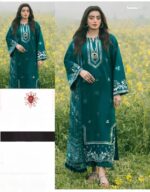 Winter Elegance – Dhanak 3PC With Full Embroidery