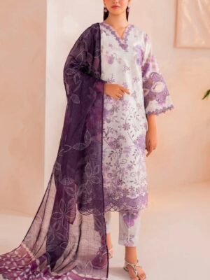 Summer Deluxe - Lawn 3PC With Ready To Wear Dupatta