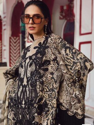 Summer Charm - Lawn 3PC Ready To Wear Lace Dupatta