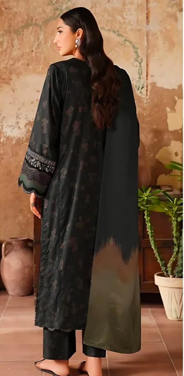 Summer Charm - Lawn 3PC With Patches & 4 Side Ready To Wear Dupatta