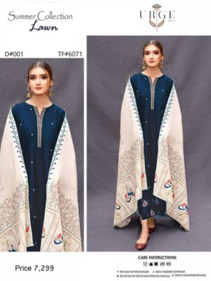 Summer Grace - Lawn 3PC EMB With Fully EMB Shirt & Trouser