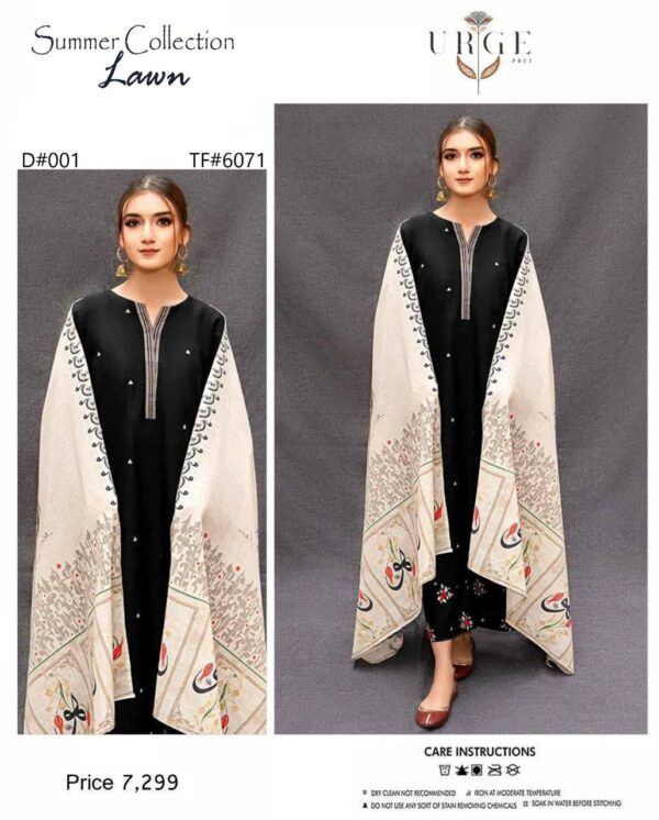 Summer Grace - Lawn 3PC EMB With Fully EMB Shirt & Trouser