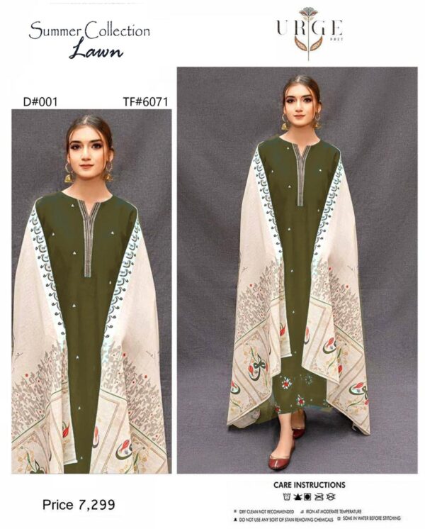 Summer Grace - Lawn 3PC EMB With Fully EMB Shirt & Trouser