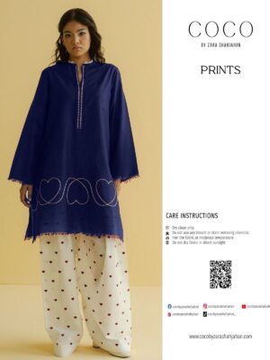 Summer Charm Deluxe - Lawn 2PC With Patches & EMB Trouser