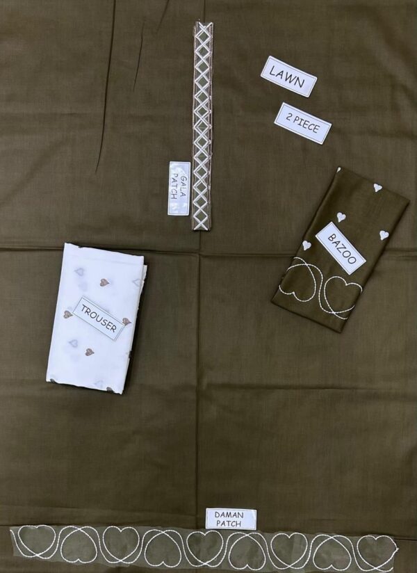 Summer Charm Deluxe - Lawn 2PC With Patches & EMB Trouser