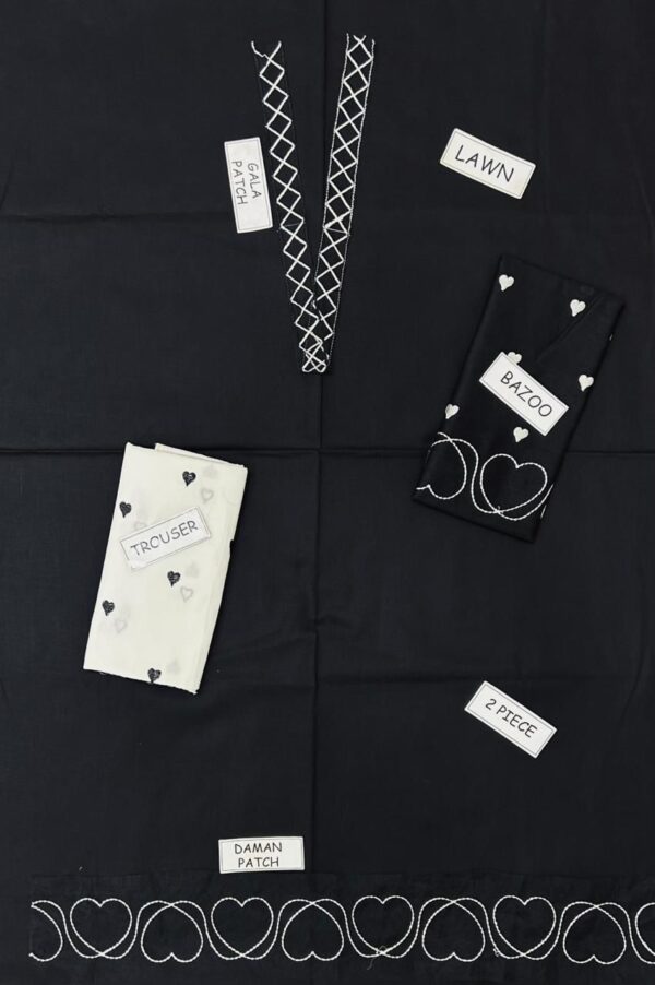 Summer Charm Deluxe - Lawn 2PC With Patches & EMB Trouser