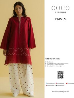 Summer Charm Deluxe - Lawn 2PC With Patches & EMB Trouser