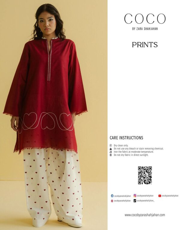 Summer Charm Deluxe - Lawn 2PC With Patches & EMB Trouser