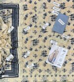 Summer Season Fashion - Bana Dora Lawn 3PC With Patches & Dyed Trouser